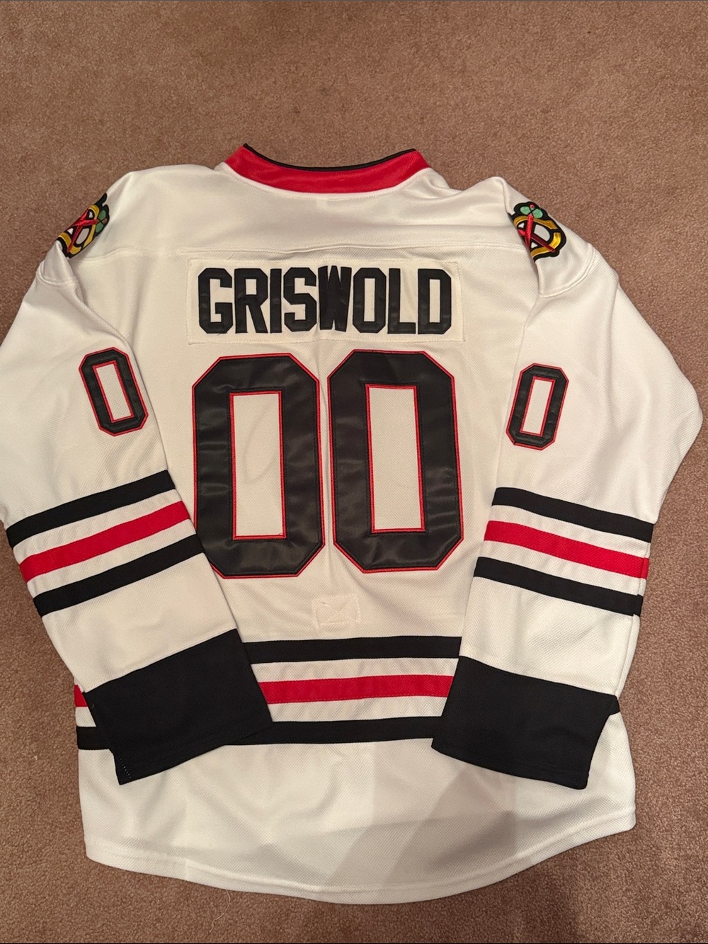 Griswold - Chicago Blackhawks White Retro Hockey Jersey - Picture 2 of 3
